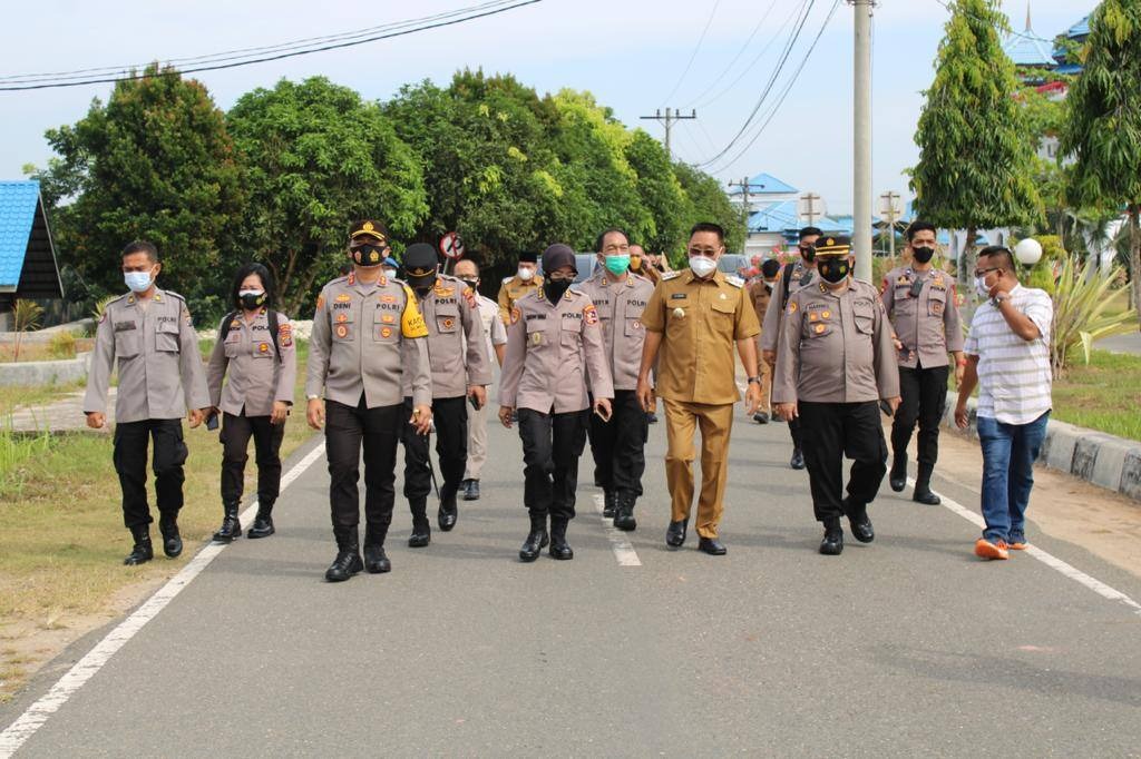 Rombongan Asrena Mabes Polri Cek Lokasi Mapolres Labusel