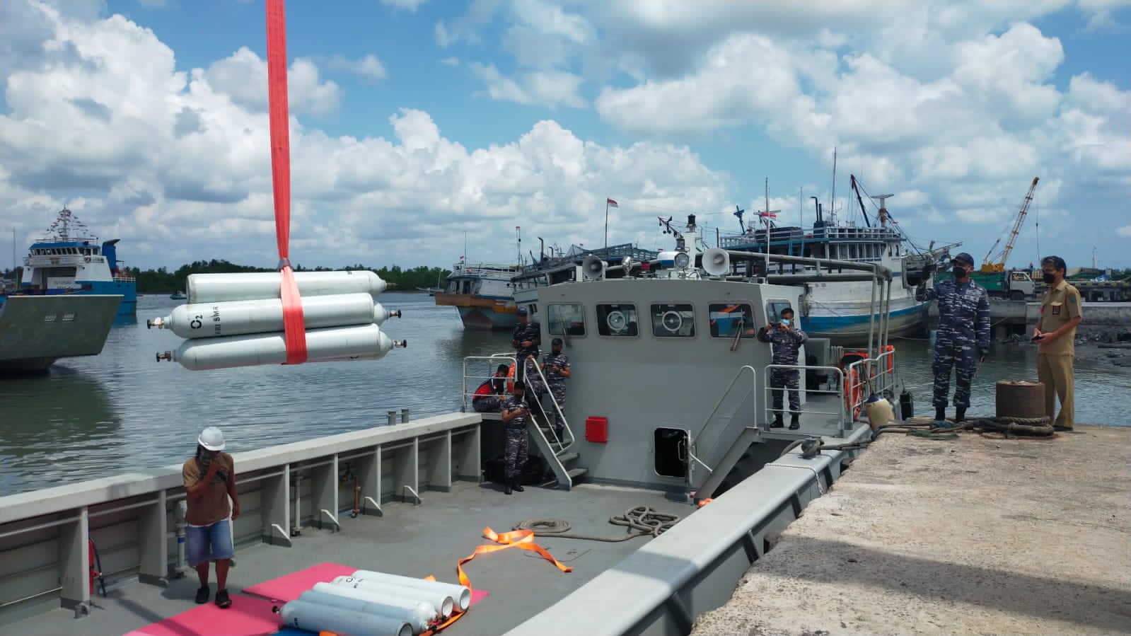 Penuhi Kebutuhan Oksigen di Pulau Belitung, TNI AL Kerahkan KRI Semarang-594