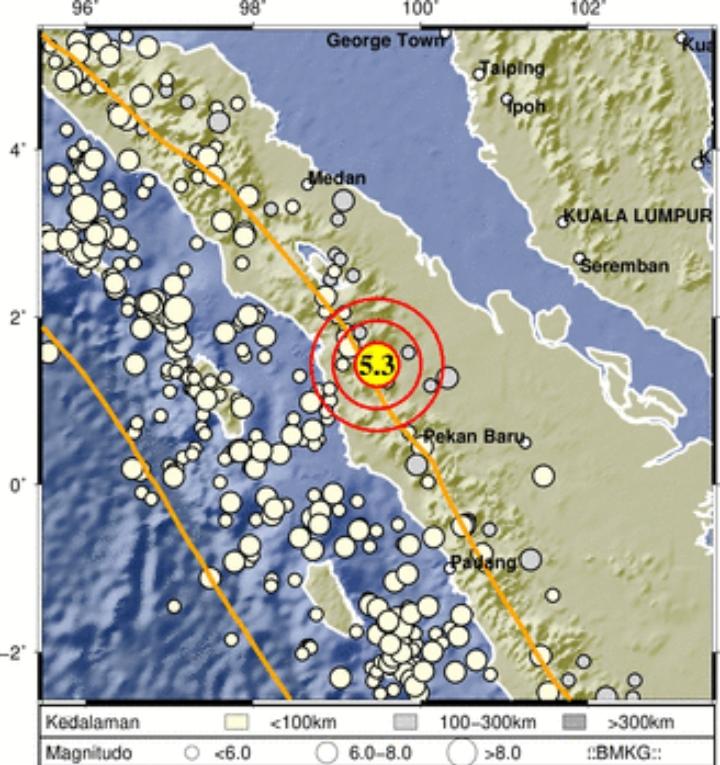 Paluta Diguncang Gempa M5,3