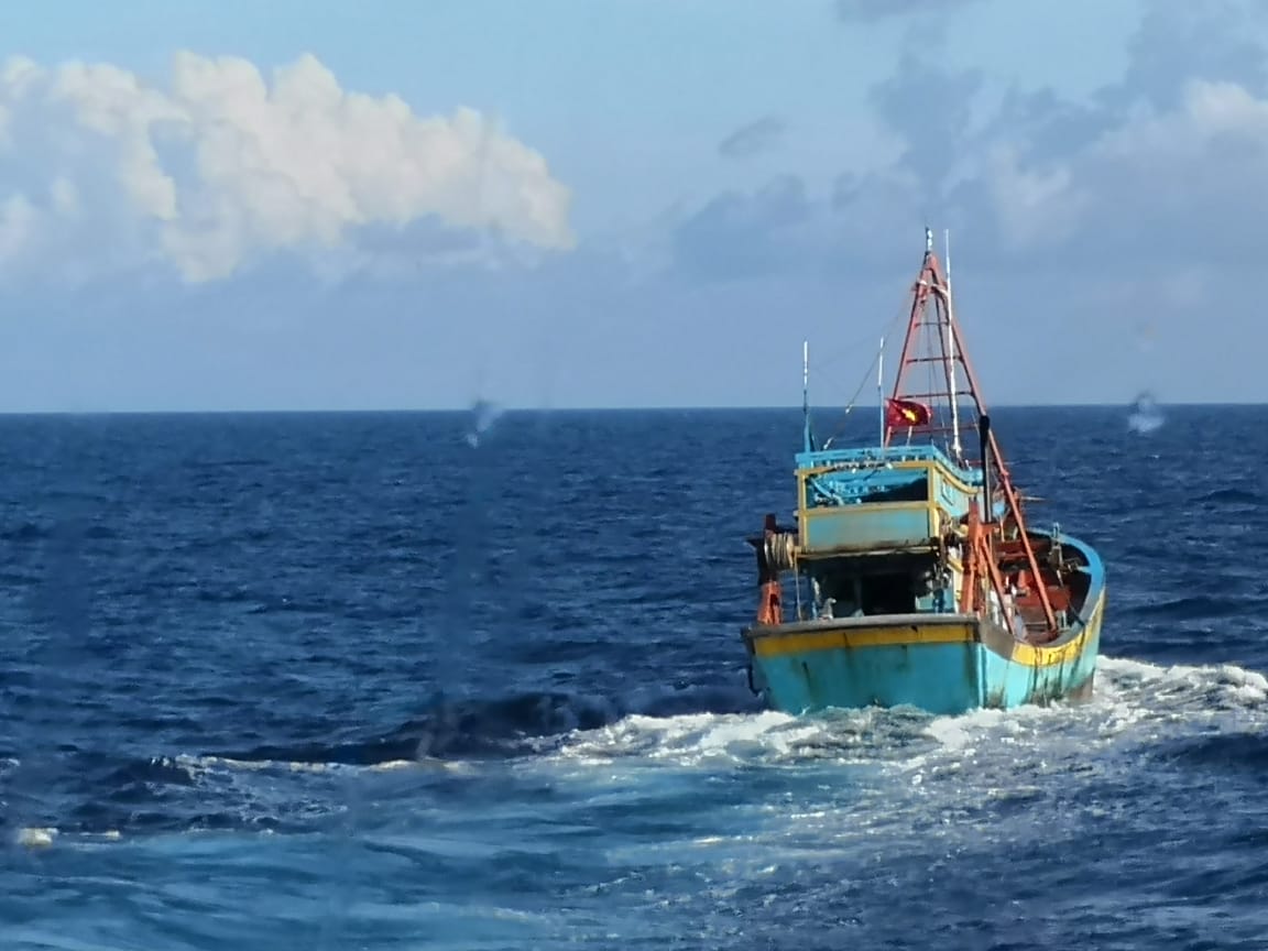 KRI Kerambit-627 TNI AL, Tangkap Kapal Ikan Vietnam di ZEEI Laut Natuna Utara