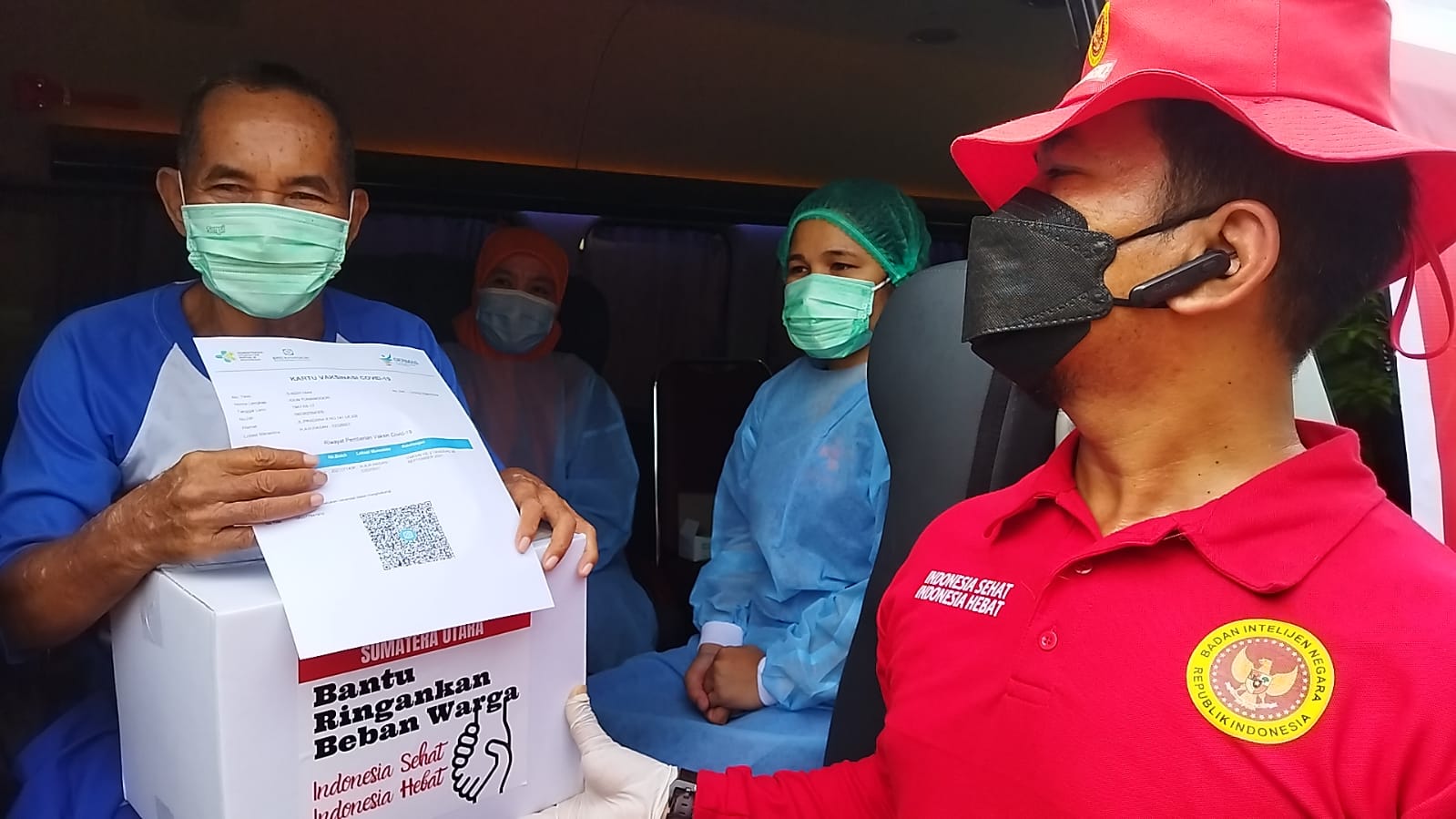 Kembali Gelar Program Vaksinasi Door to Door, Giliran Kota Binjai Disambangi BIN