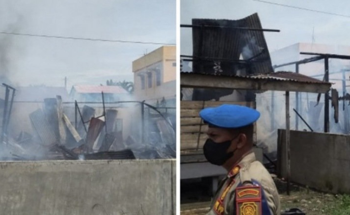 Kebakaran, Satu Rumah Warga di Langkat Ludes Dilalap Api