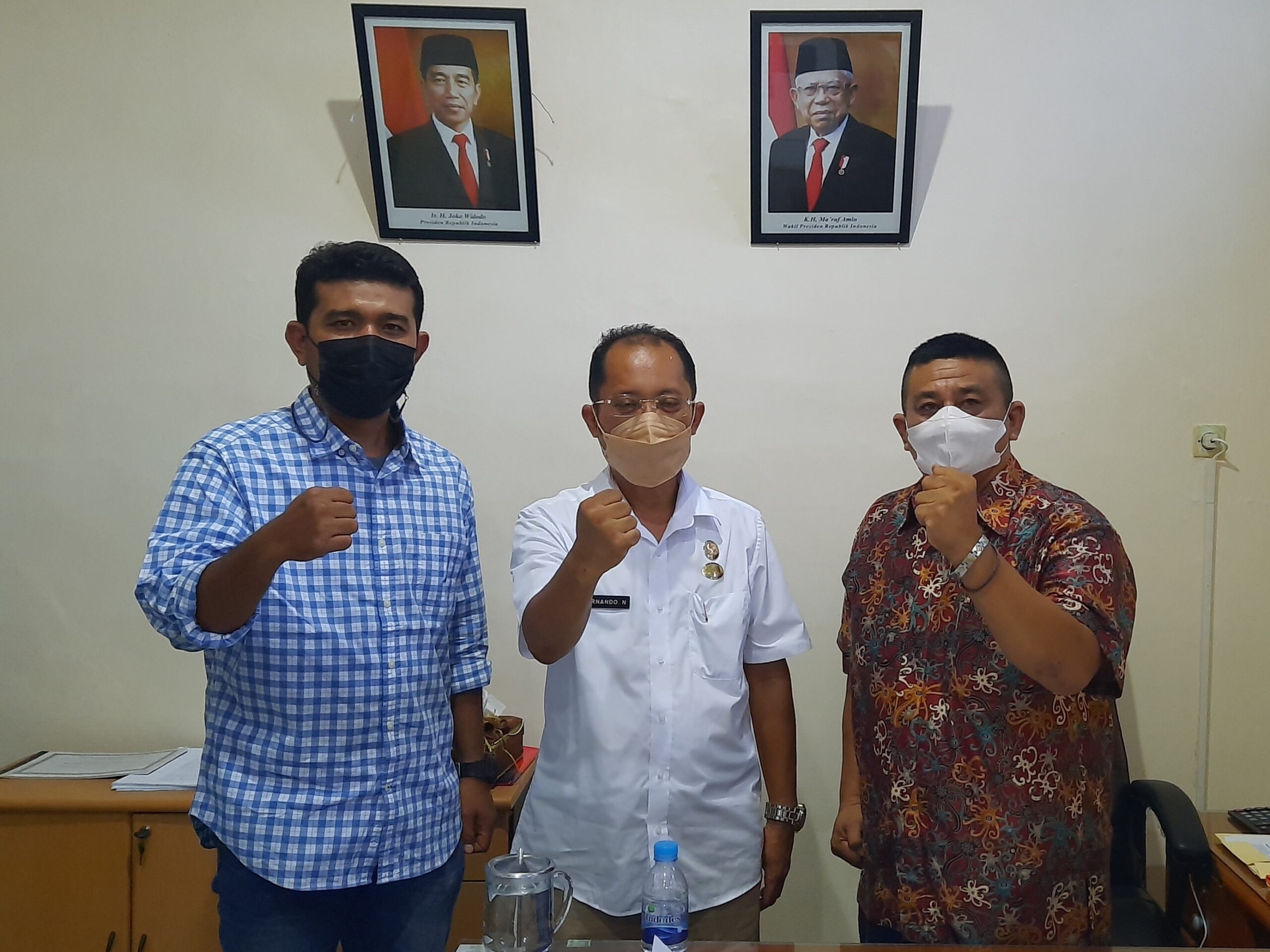 Redaksi Binet Silaturahmi dengan Dir Adm dan Keuangan PUD Pasar Kota Medan