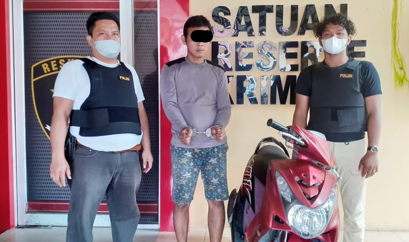 Sikat Motor Nakes Vaksinasi, Jojo Diciduk Polisi