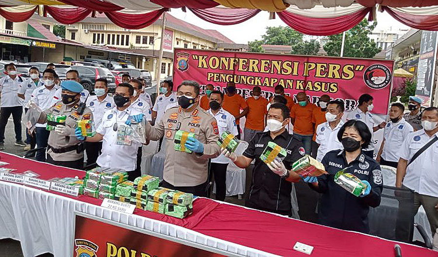 Satresnarkoba Polrestabes Medan Ungkap Penyelundupan 24 Kg Sabu dari Tanjungbalai