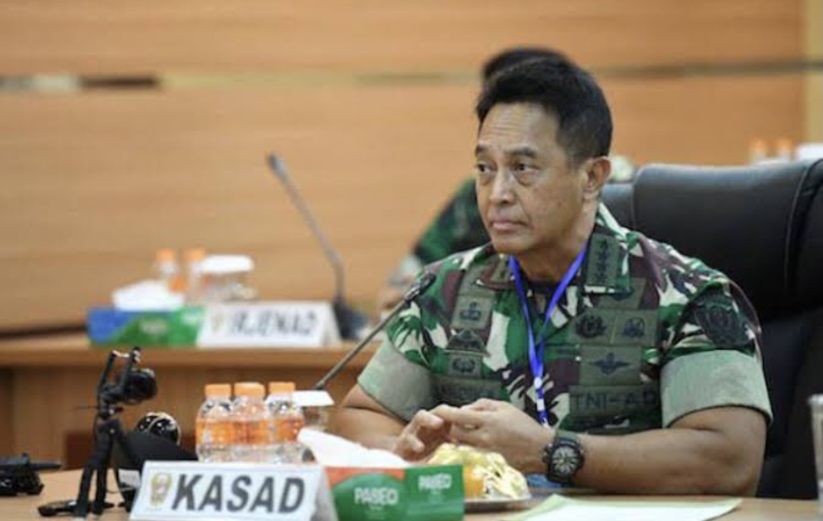 Jenderal Andika Perkasa Ikuti Uji Kelayakan Calon Panglima TNI Secara Tatap Muka
