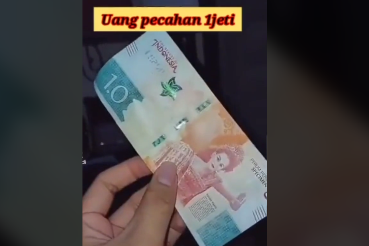 Viral Video Uang Disebut sebagai Pecahan Rp 1 Juta, Ini Kata BI dan Peruri