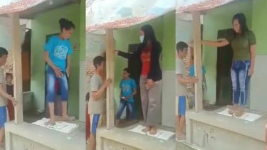 Viral, Emak-emak Bersumpah dengan Menginjak Alquran