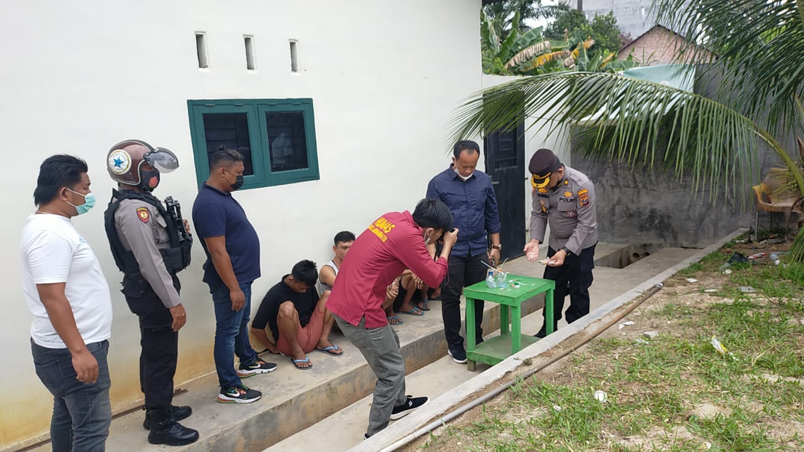 Sarang Narkoba di Rantau Utara Digerebek, 5 Orang Ditangkap Saat Pesta Sabu