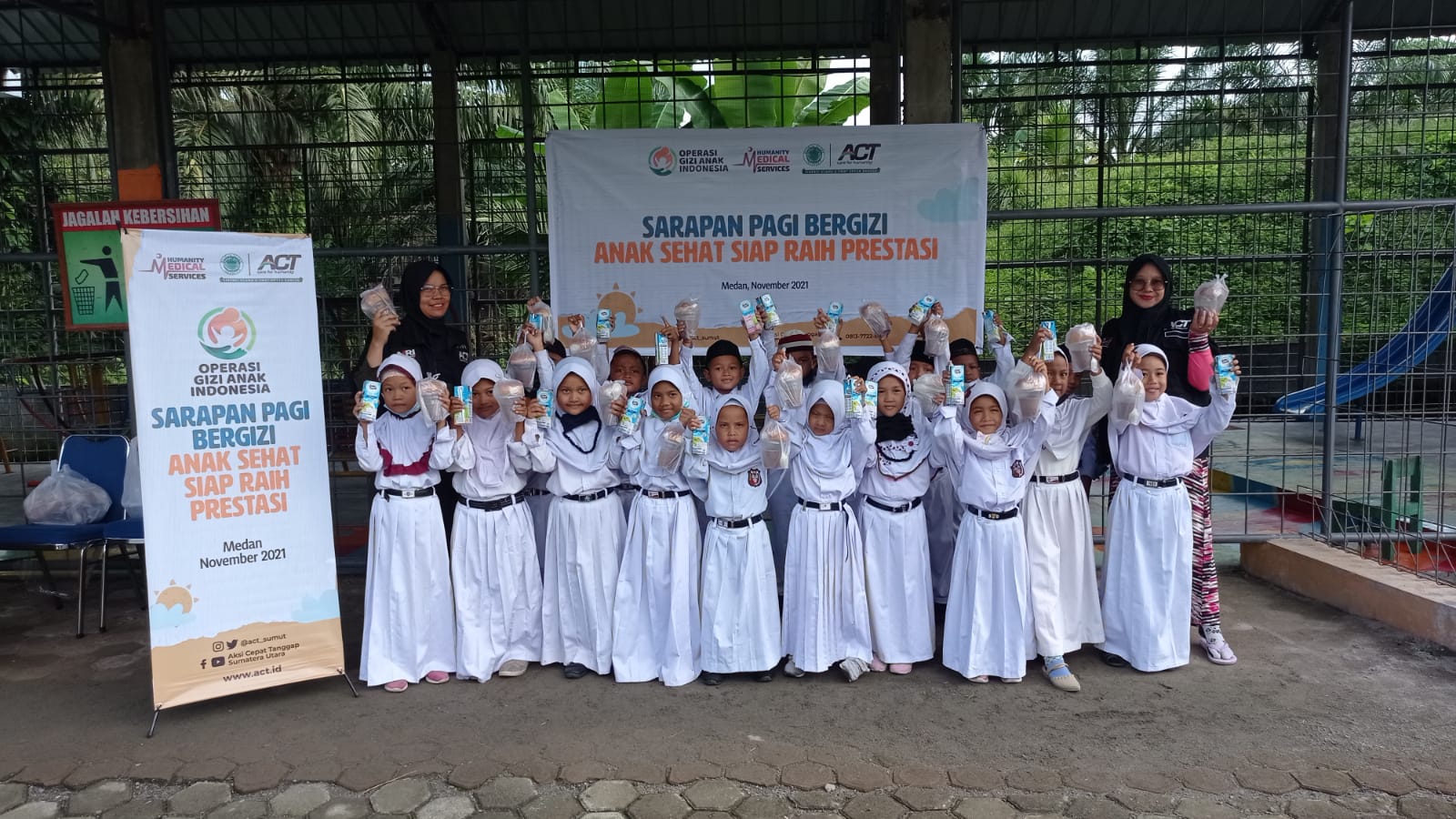 ACT Bantu Tangani Stunting di Sumut, Operasi Gizi Anak Indonesia Dilakukan