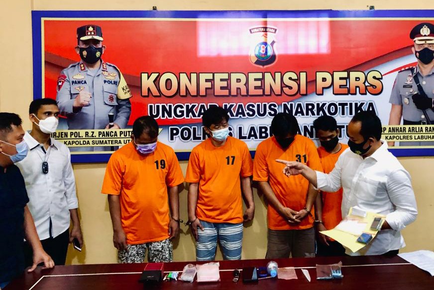 Bongkar Sindikat Pengedar Narkotika Antar Provinsi, 4 Pelaku Diringkus Polisi