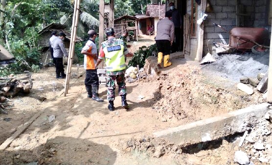 Bencana Tanah Gerak Terjadi di Trenggalek, Empat Rumah Warga Alami Kerusakan