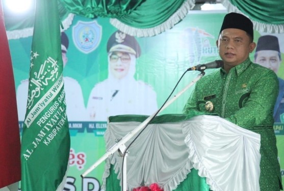 Bupati Labuhanbatu Hadiri Pelantikan PD Majelis dan Lembaga Al-Jam’iyatul Washliyah Masa Bakti 2021-2026