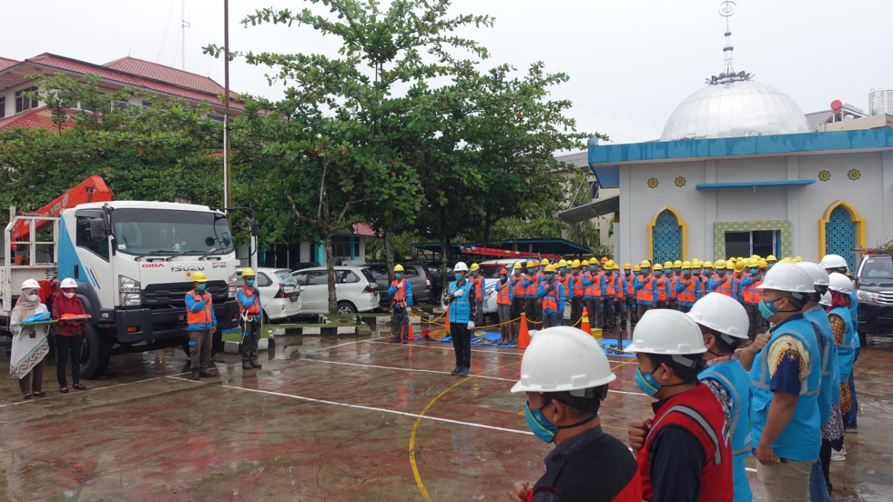 PLN Padangsidimpuan Gelar Apel Siaga Keandalan Kelistrikan Jelang Nataru