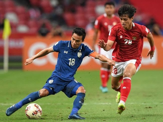 Final AFF Suzuki Cup 2020 Leg I, Thailand Permalukan Indonesia 4-0