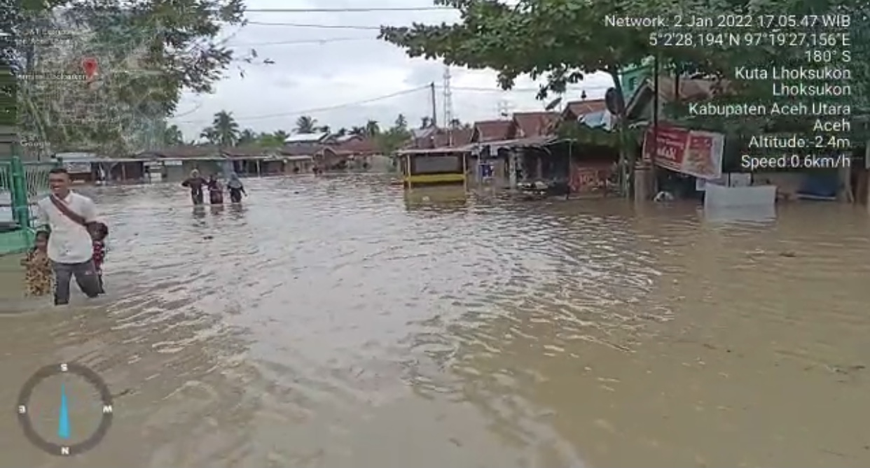 7 Daerah di Aceh Dilanda Banjir, Ribuan Orang Mengungsi dan 1 Orang Tewas