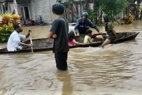 Hujan Deras, Tiga Desa di Pulau Morotai Terendam Banjir Hingga Ketenggian 1 Meter