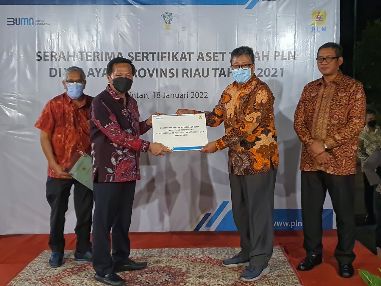 Paparkan Kinerja PLN di tahun 2022, Direktur MP-EBT Apresiasi BPN Riau dan KPK Terkait Sertipikasi