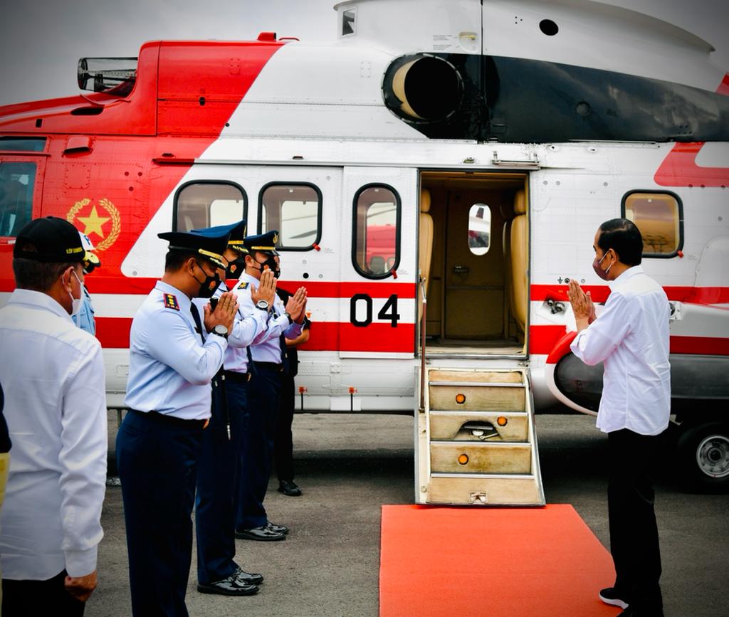 Kunker Hari Ke-3 di Sumut, Presiden Tinjau Kampung Jeruk dan Resmikan Jalan Tol Binjai-Stabat