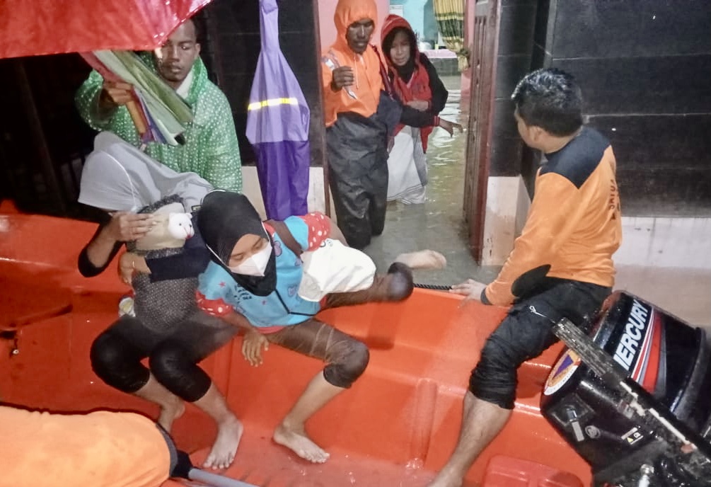 Banjir di Aceh Timur, 1.206 KK Terpaksa Mengungsi