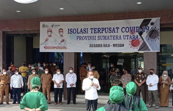 Kasus Covid-19 di Sumut Meningkat, Asrama Haji Medan Kembali Difungsikan untuk Isolasi Terpusat