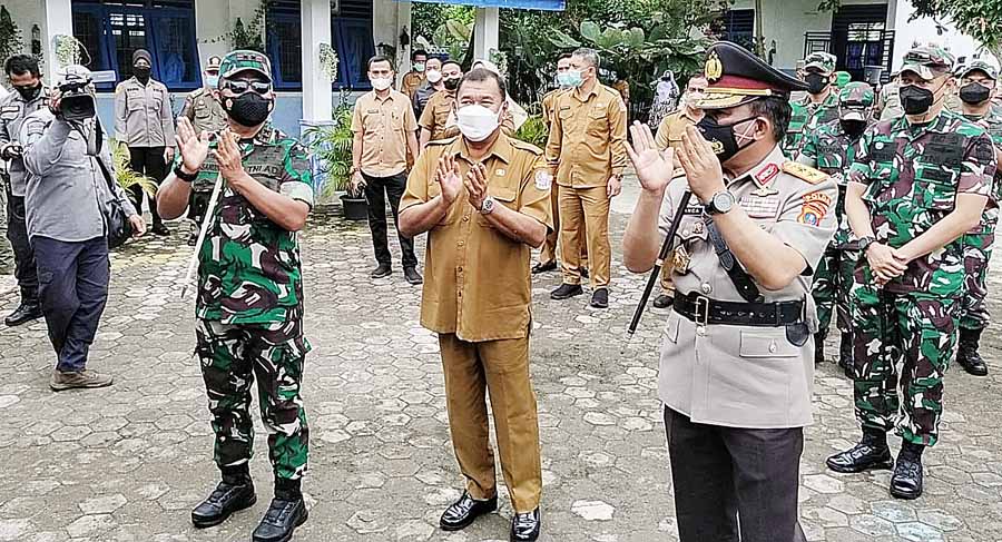 Dampingi Kapoldasu dan Pangdam I BB, Kapolresta Deliserdang Ikuti Zoom Meet dengan Kapolri