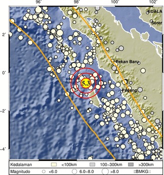 Gempa Berkekuatan M5,3 Guncang Nias Selatan
