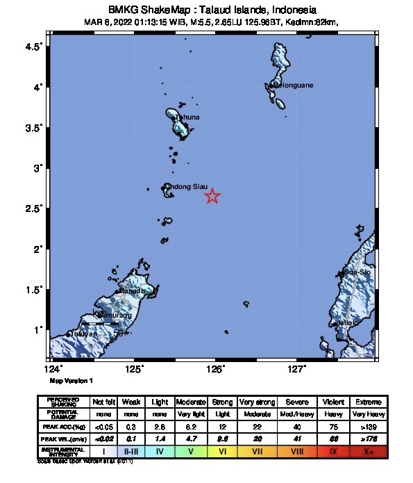 Maluku dan Ondong Sulawesi Utara Diguncang Gempa Dini Hari Tadi, Tidak Berpotensi Tsunami