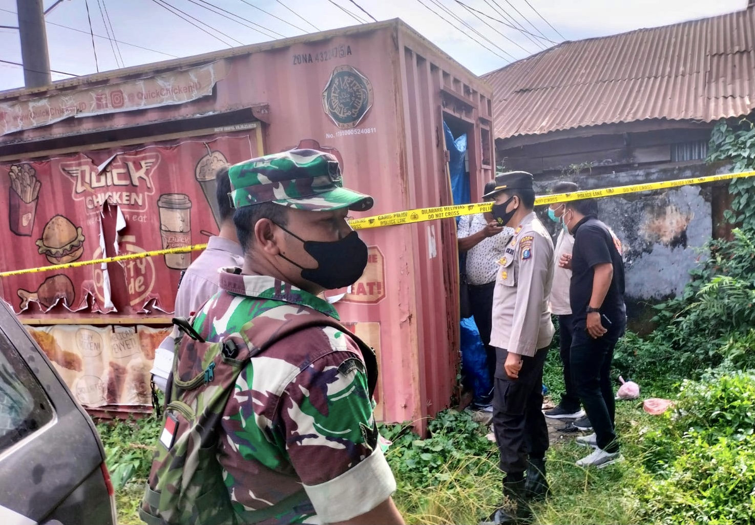 Seorang Kakek Ditemukan Tewas dalam Boks Kontainer di Binjai