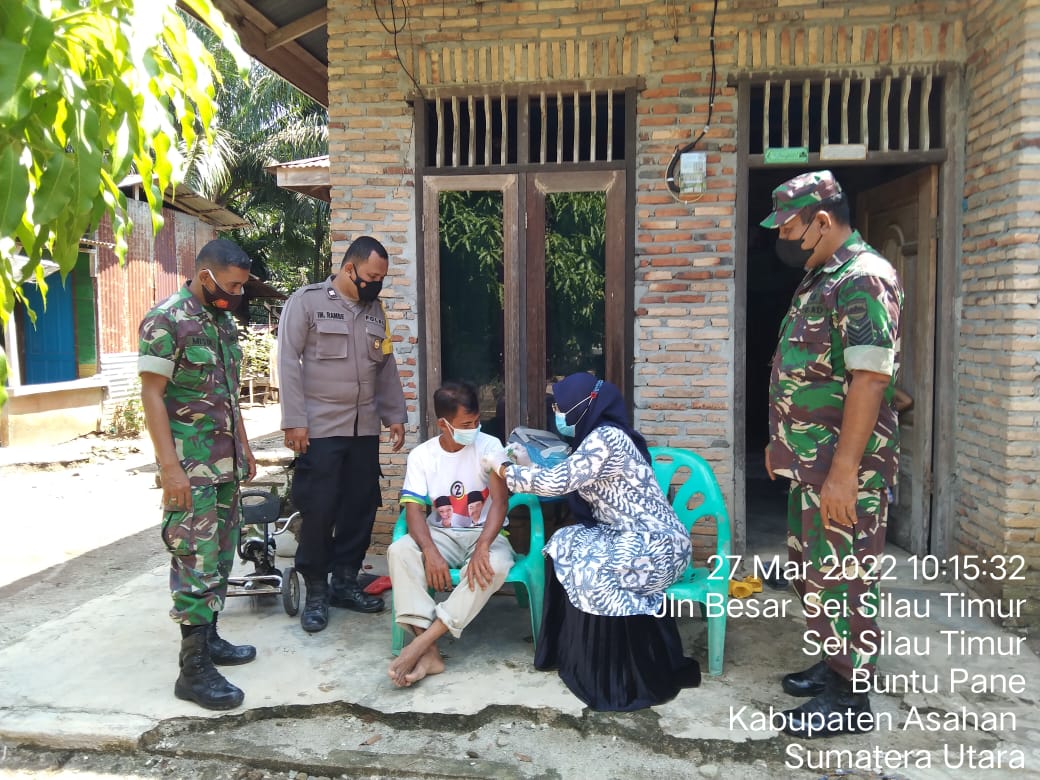 Polsek Prapat Janji Gelar Vaksinasi Door to Door di Desa Sei Silau Timur