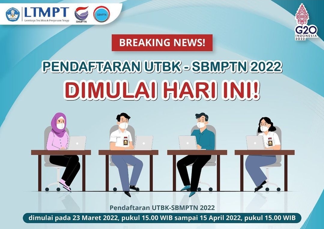 Pendaftaran SBMPTN Resmi Dibuka Hari ini, Berikut Jadwalnya