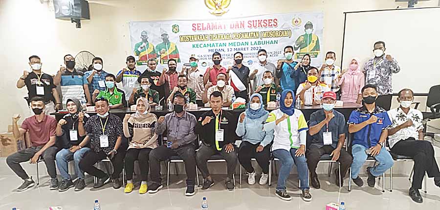 Musorcam Medan Labuhan 2022 Digelar, Ketua KONI : Olahraga Menghempang Kenakalan Remaja