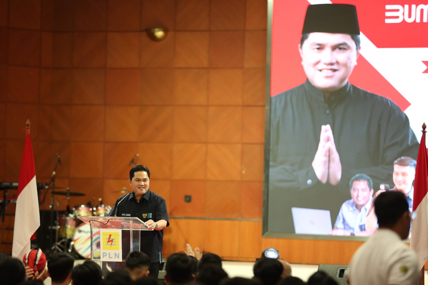 Hadir di PLN, Erick Thohir Dukung Transisi Energi RI dan Paparkan Holding Subholding