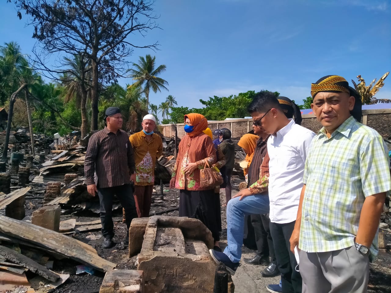 Kabareskrim-DPD PKB Pujakesuma Asahan Bantu Korban Kebakaran di Kampung Nelayan