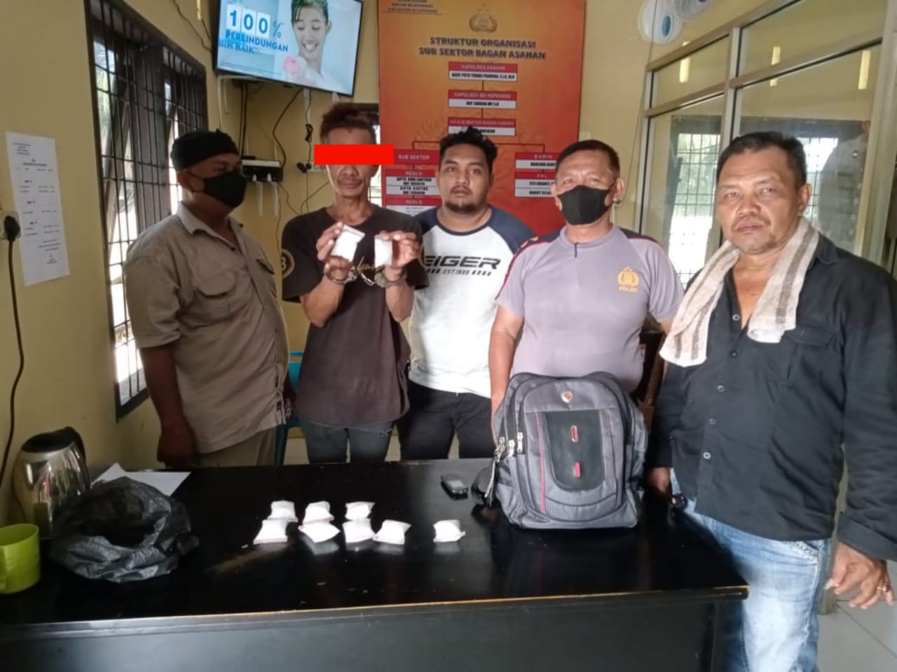 Pria Pengedar 520,49 Gram Sabu Diringkus Petugas Polsek Sei Kepayang