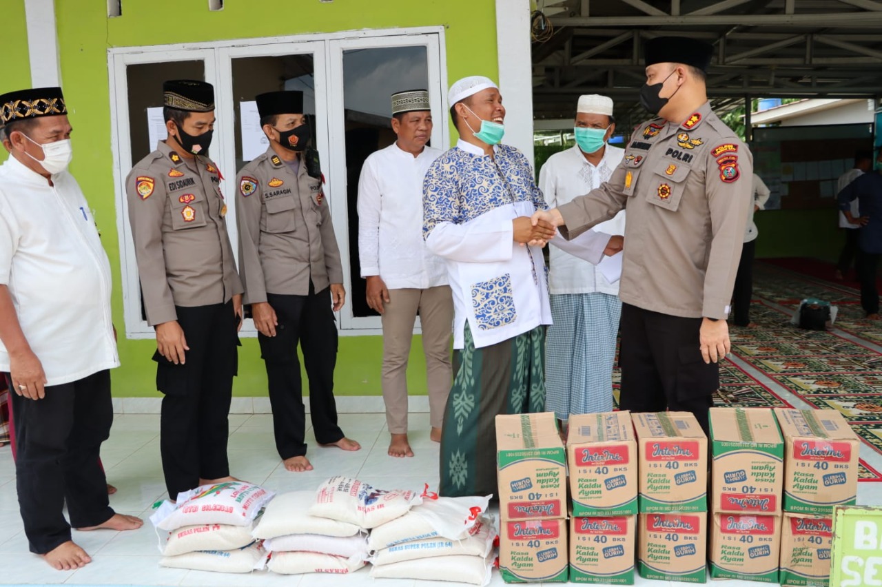 Gandeng Pemkab, Polres Labuhanbatu Gelar Safari Ramadan di Masjid Ar-Rahman