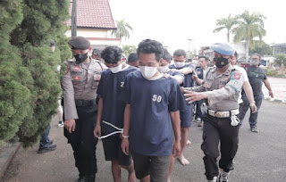 8 Orang Pemuda Pelaku Pengeroyokan Diamankan Polresta Bandung