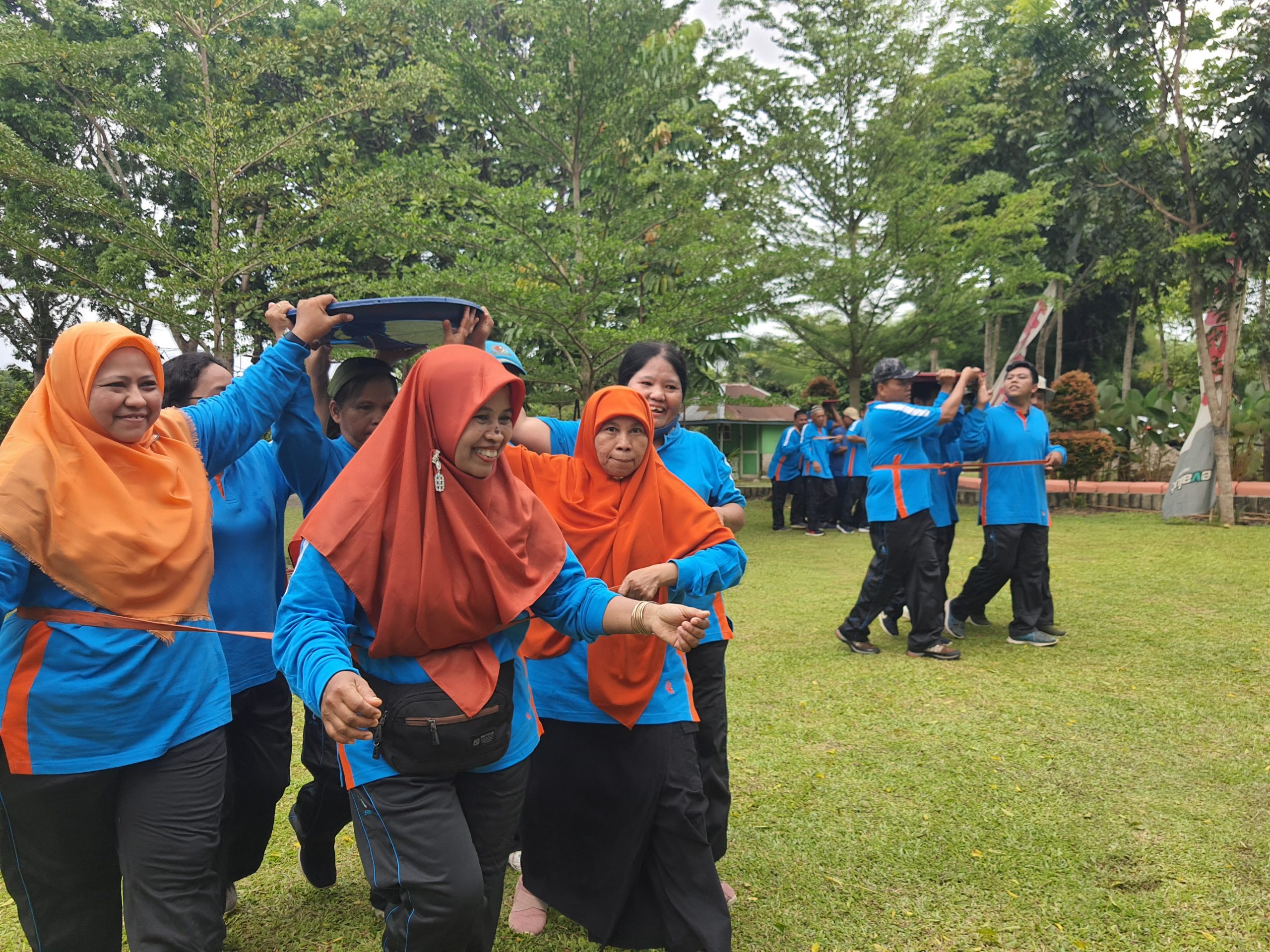 Gelar Outbound, Cara Keluarga Besar SMA Negeri 6 Binjai Tingkatkan Kebersamaan