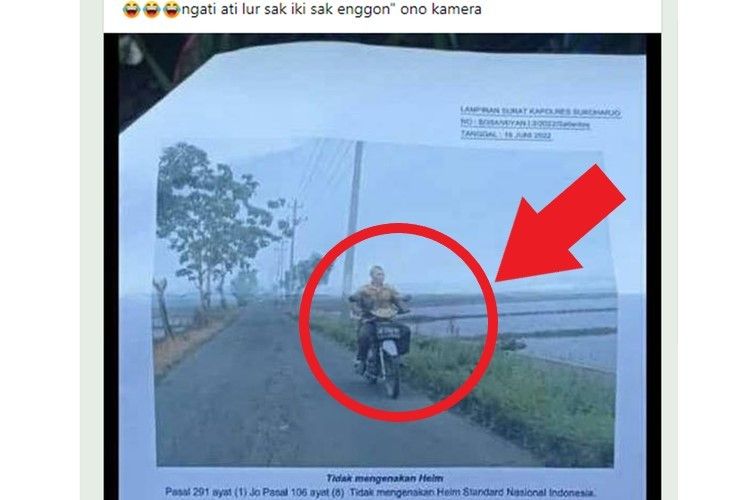 Heboh Unggahan Tilang E-TLE di Pinggir Sawah di Media Sosial, Kapolres Sukoharjo Minta Maaf
