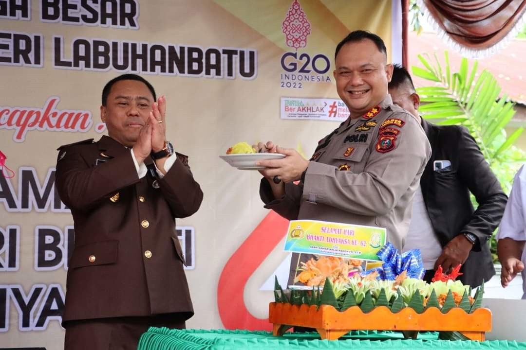 Kapolres Labuhanbatu Hadiri Hari Bhakti Adhyaksa Ke-62