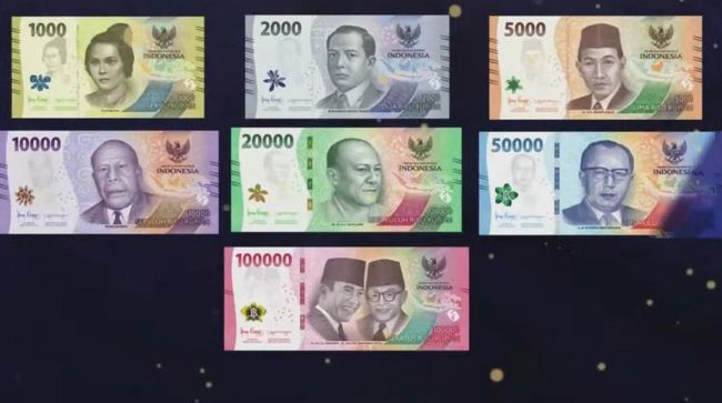 BI Luncurkan 7 Uang Rupiah Kertas Baru