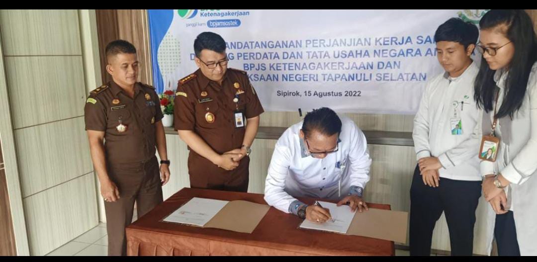 Kejari Tapsel Bidik Penunggak dan Badan Usaha tanpa Jamsostek 