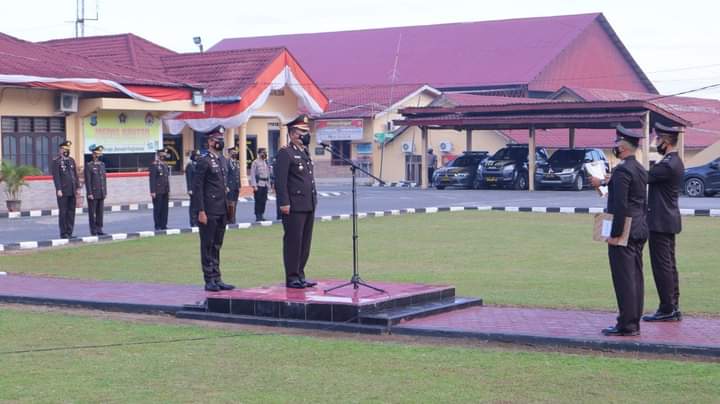 HUT ke 77 RI, Wakapolres Labuhanbatu Ajak Personel Kobarkan Semangat Patriotisme 