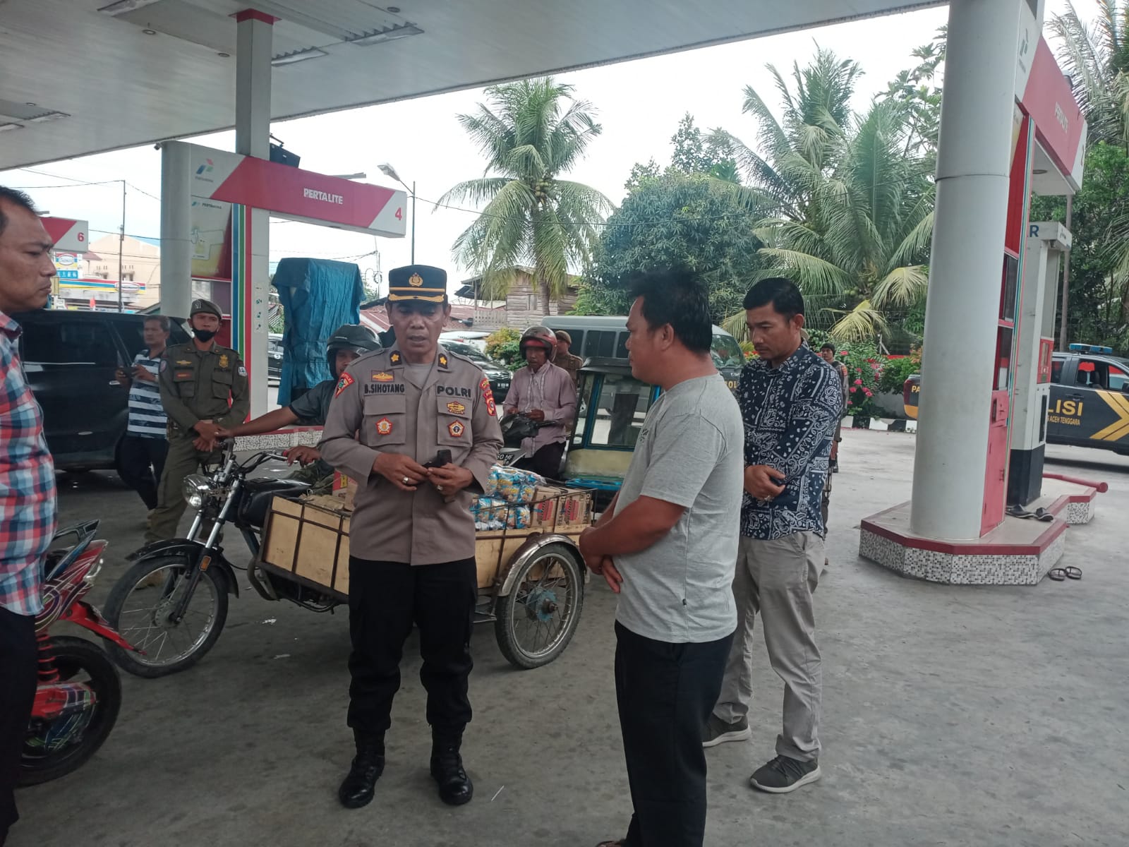 Respons Laporan Warga, Polres Aceh Tenggara Sidak Ke SPBU Terindikasi 'Nakal'