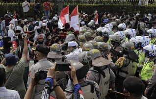 PA 212 Demo Tolak Kenaikan BBM di Patung Kuda, 3.800 Personel Dikerahkan