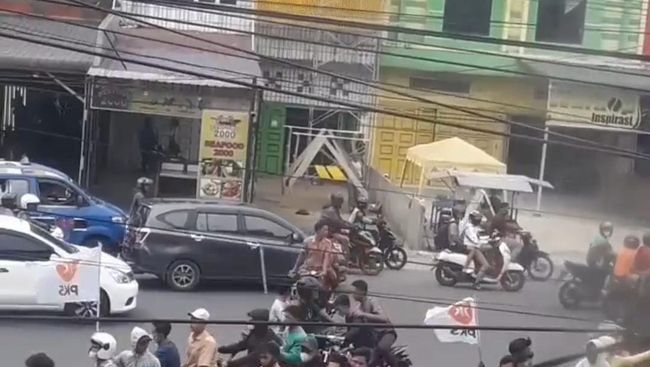 Viral Remaja Konvoi Bawa Sajam dan Bendera Partai di Medan, PKS Buka Suara