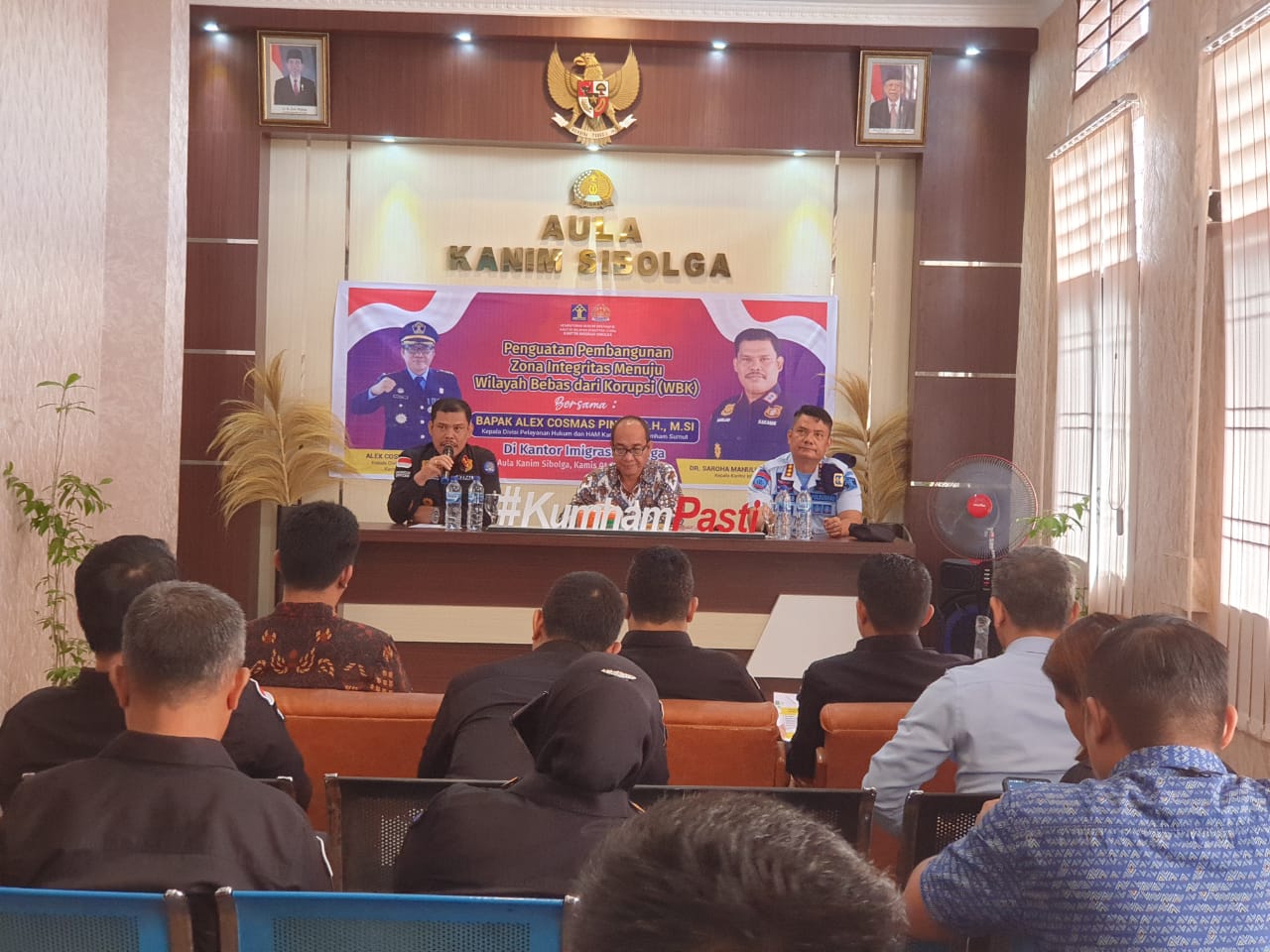 Imigrasi Sibolga Targetkan WBK, Kanwil Kumham Sumut Ingatkan Komitmen Jajaran 