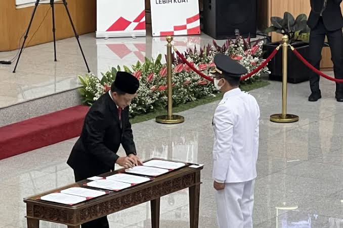 Heru Budi Hartono Resmi Dilantik Jadi Pj Gubernur DKI