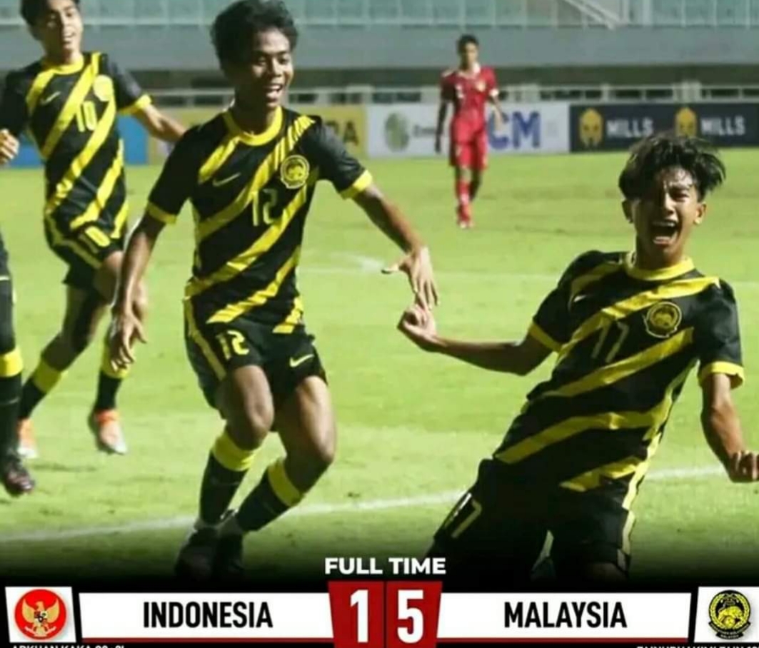 Timnas Indonesia U-17 Dibantai Malaysia  5-1, Bima Sakti Minta Maaf