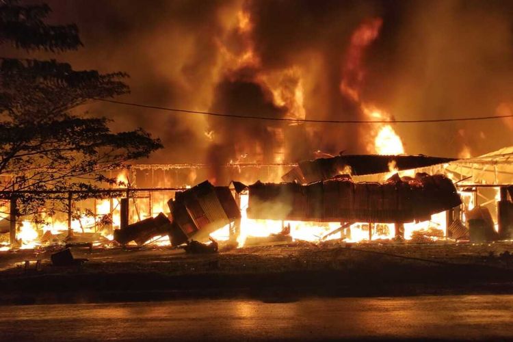 11 Rumah dan 2 Ruko di Nduga Papua Hangus Terbakar